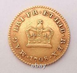 1798 Gold Third Guinea Coin George III Very Fine