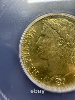 1813-A France 20 Francs Gold Coin Napoleon Bonaparte ICG XF EF 45.1867 AGW 1813-A France 20 Francs Gold Coin Napoleon Bonaparte ICG XF EF 45.1867 AGW