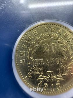 1813-A France 20 Francs Gold Coin Napoleon Bonaparte ICG XF EF 45.1867 AGW 1813-A France 20 Francs Gold Coin Napoleon Bonaparte ICG XF EF 45.1867 AGW