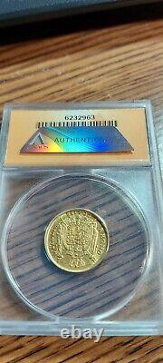 1813 M Napolean 20 Lire Gold Coin ANACS Extra Fine 45 1 over 0 King of Italy