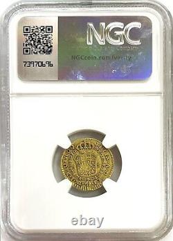 1813 Nr Jf Gold Colombia 1 Escudo Ferdinand VII Coin Ngc Fine