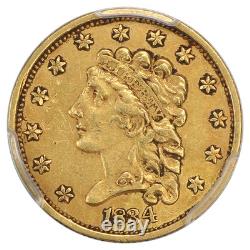 1834 $2.50 Classic PCGS XF40 Classic Head $2.5 Classic Head Gold Type Coin