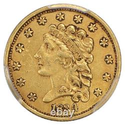 1834 $2.50 Classic PCGS XF40 Classic Head $2.5 Classic Head Gold Type Coin