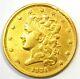 1834 Classic Gold Half Eagle $5 Coin Vf / Xf Details Rare Coin