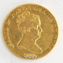 1835 Spain Isabella II 80 Reales. 875 Fine Gold Coin