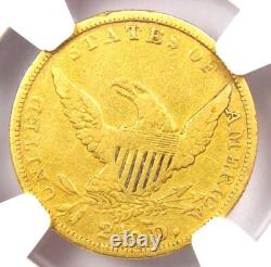 1836 Classic Gold Quarter Eagle $2.50 Coin Certified NGC VF Details Rare 1836 Classic Gold Quarter Eagle $2.50 Coin Certified NGC VF Details Rare