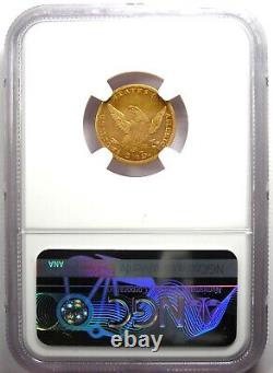 1836 Classic Gold Quarter Eagle $2.50 Coin Certified NGC VF30 Rare