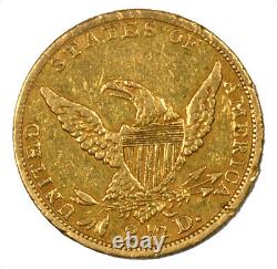 1836 Classic Head Gold Quarter Eagle Early US Coin $2.50 Extra Fine