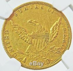 1836 Gold Classic Head $2.50 Quarter Eagle Coin Ngc Extremely Fine 40