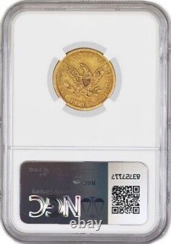 1843 $5 Liberty Head Half Eagle Gold NGC VF35 Very Fine Coin