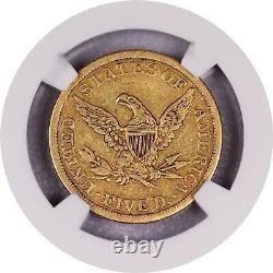 1843 $5 Liberty Head Half Eagle Gold NGC VF35 Very Fine Coin