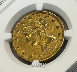 1847 P $10 Liberty Head Gold Coin NGC XF45 EF45, Extremely Fine #2 6909306-008