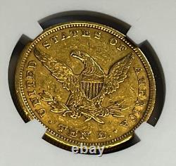 1847 P $10 Liberty Head Gold Coin NGC XF45 EF45, Extremely Fine #2 6909306-008