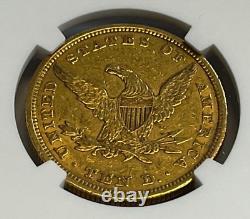 1847 P $10 Liberty Head Gold Coin NGC XF45 EF45, Extremely Fine #2 6909306-008