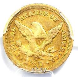 1850-O Liberty Gold Quarter Eagle $2.50 New Orleans Coin PCGS XF45 (EF45)