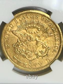 1850 P $10 Large Date Liberty Head Gold Coin NGC XF45 / EF45, Extremely Fine