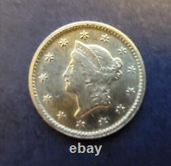 1851 $1 Gold Liberty Head Dollar Circulated-You Grade 0.0484 AGW 90% Fine Coin