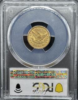 1851 $2.50 Liberty Gold Quarter Eagle PCGS AU 58