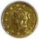 1851-c Charlotte Mint Liberty Head Gold Dollar Very Fine Vf Coin, Issues #27163