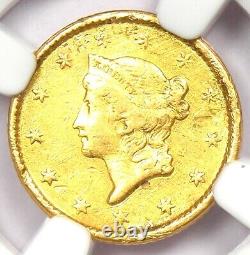 1851 Liberty Gold Dollar G$1 Certified NGC XF Detail Rare Early Gold Coin