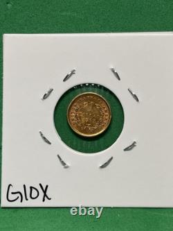 1852 Gold 1$ XF Raw Coin 1852 Gold 1$ XF Raw Coin