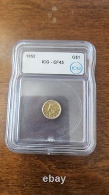 1852 ICG MS62 Gold Dollar G$1 1852 ICG MS62 Gold Dollar G$1