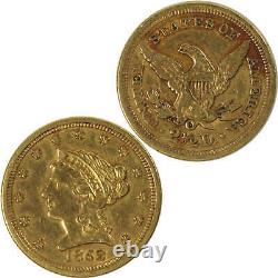 1852 O Liberty Head Quarter Eagle XF EF Gold $2.50 Coin SKUCPC7192