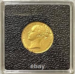 1853 Victoria Gold Sovereign, Shield Reverse, Km-736.1 Extra Fine/au. 2354 Agw