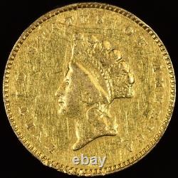 1854 $1 Gold Piece? Vf Very Fine Details? Type 2 T2 Coin Ex Jewelry? Trusted 1854 $1 Gold Piece? Vf Very Fine Details? Type 2 T2 Coin Ex Jewelry? Trusted