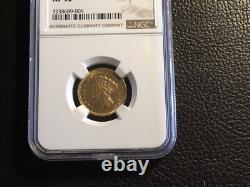 1854 3.00 Gold Coin NGC 45 Extra fine
