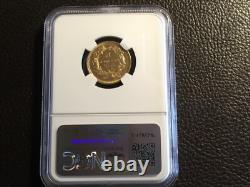 1854 3.00 Gold Coin NGC 45 Extra fine