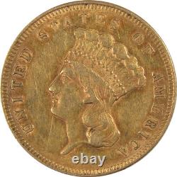 1855 Indian Princess Head XF EF Extremely Fine Gold $3 Coin SKUI17525