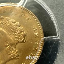 1855 US $1 Gold Coin TYPE 2 PRINCESS PCGS AU 53 Very Original Nice Color 1855 US $1 Gold Coin TYPE 2 PRINCESS PCGS AU 53 Very Original Nice Color