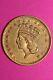 1856 P $1 Gold Coin Liberty Head Scarce Semi Key Date Early Coin. 900 Fine 18