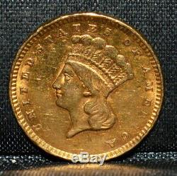 1856-p $1 Gold Dollar Xf Details Extra Fine Coin L@@k Now Scarce Trusted