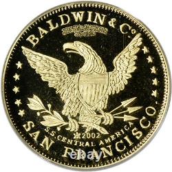 1857/0 Gold $10 49er Horseman Restrike. 913 Fine Gold from S. S. Central America
