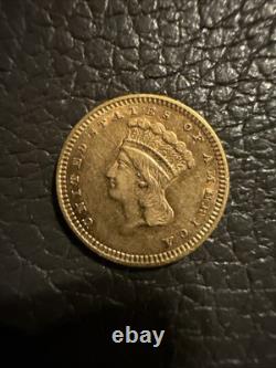 1858 One Dollar Gold Coin Type 3 Princess 1858 One Dollar Gold Coin Type 3 Princess