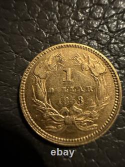 1858 One Dollar Gold Coin Type 3 Princess 1858 One Dollar Gold Coin Type 3 Princess