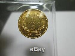 1861 1 DOLLAR LIBERTY GOLD COIN IN extra fine CONDITION