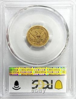 1861 S Gold $2.5 Ty2 Liberty Head Quarter Eagle CIVIL War Era Coin Pcgs Fine 15