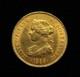 1866 Spanish 4 Escudos Queen Isabel Ii. 900 Fine Gold Coin 3.34g
