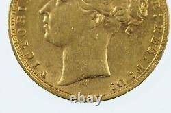 1875 Melbourne Mint Gold Full Sovereign in Extremely Fine Condition
