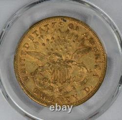 1876 CC Carson City Gold Pcgs Extra Fine Xf45 $20 Liberty Head Double Eagle Coin