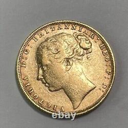 1876 Great Britain Full Sovereign Gold Coin XF Details Beautiful Coin 7.98G