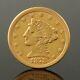 1878 Us $2 1/2 Dollar Liberty Head, Quarter Eagle, Solid Fine Gold Coin, Nr