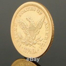 1878 US $2 1/2 Dollar Liberty Head, Quarter Eagle, Solid Fine Gold Coin, NR