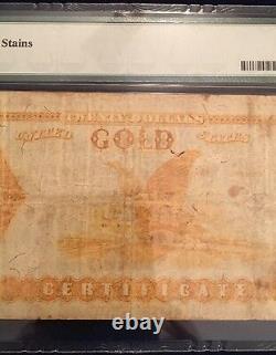 1882 $20 Gold Coin Certificate Lyons/Roberts Fr. # 1178 PMG Graded Very Fine 25