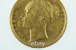 1886 Melbourne Mint Gold Full Sovereign in Very Fine Condition