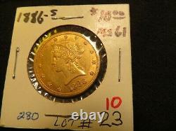 1886 S $10 GOLD coin Ten D Liberty Eagle 10 dollar piece pure fine luster round