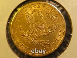 1886 S $10 GOLD coin Ten D Liberty Eagle 10 dollar piece pure fine luster round